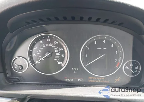 2013 BMW 528I xDrive z USA, uszkodzony, nr VIN WBAXH5C5XDD113347